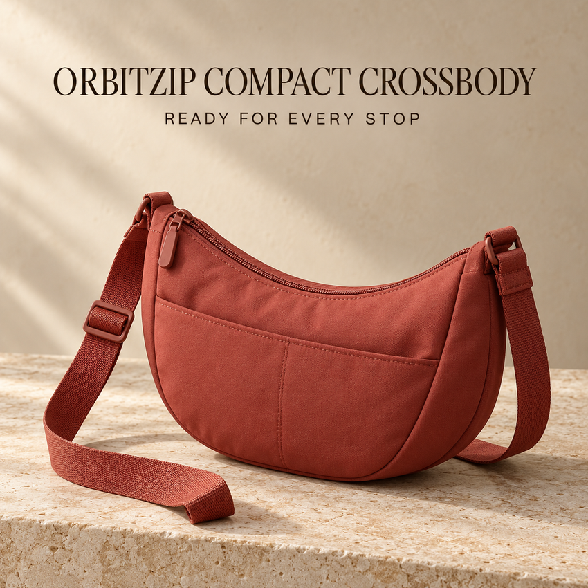 NAVIREXO™ OrbitZip Compact Crossbody
