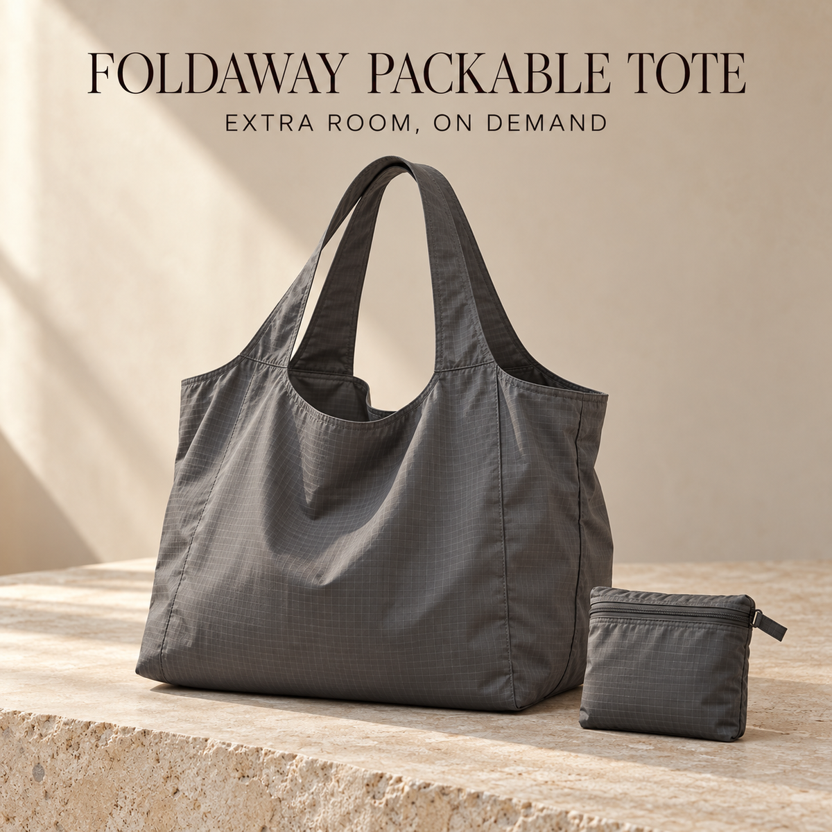 NAVIREXO™ Foldaway Packable Tote