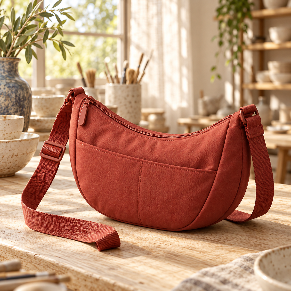 NAVIREXO™ OrbitZip Compact Crossbody